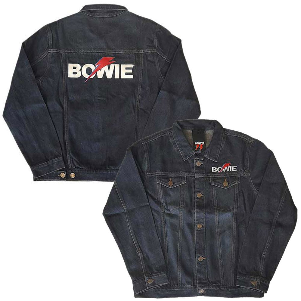 DAVID BOWIE デヴィッドボウイ - Flash Logo / バックプリントあり / アウター / メンズ - PGS